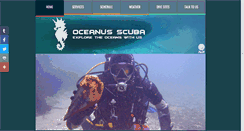 Desktop Screenshot of oceanusscuba.com